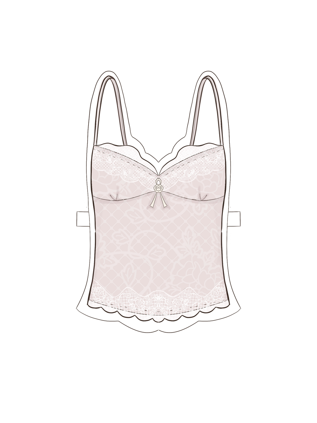 Fraisier Lace Cami